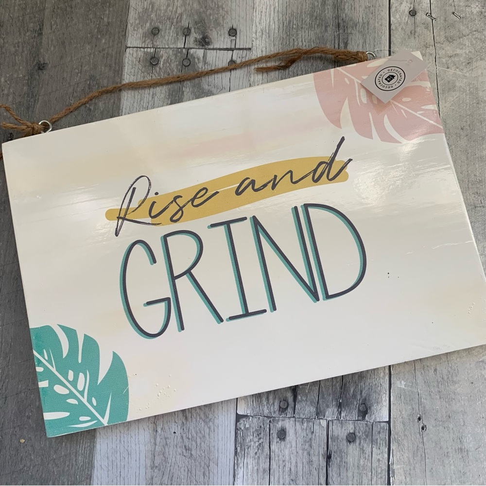 NWT DecoCrated reversible Coffee Bar/Wine Bar Sign - 1633